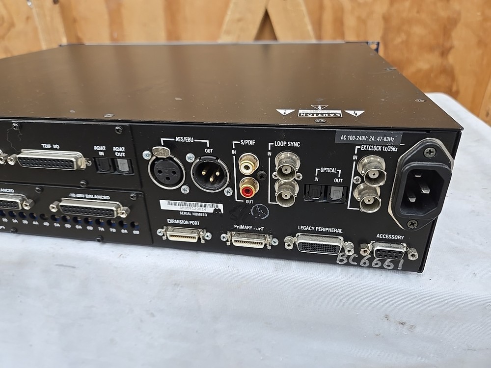 Digidesign 192 Pro Tools HD Interface 2 Analog In, 1 Analog Out, 1 Digital I/O
