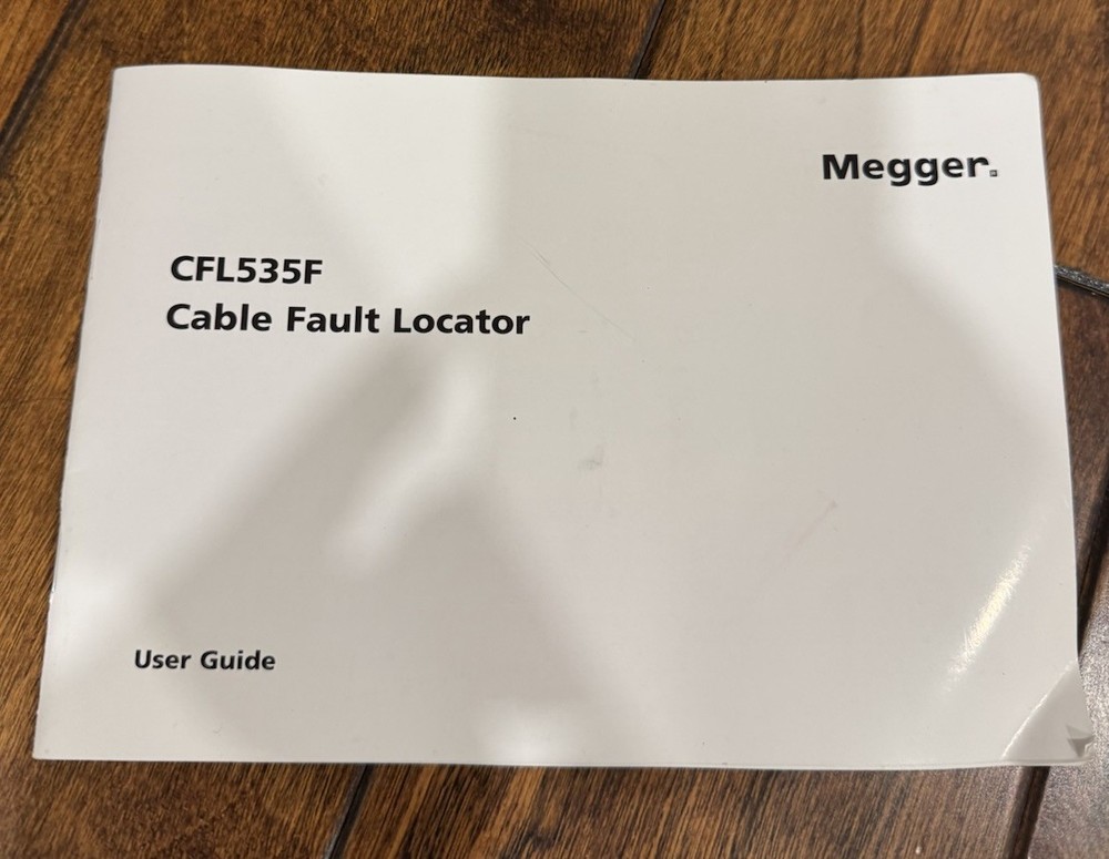 Megger CFL535F Cable Fault Locator