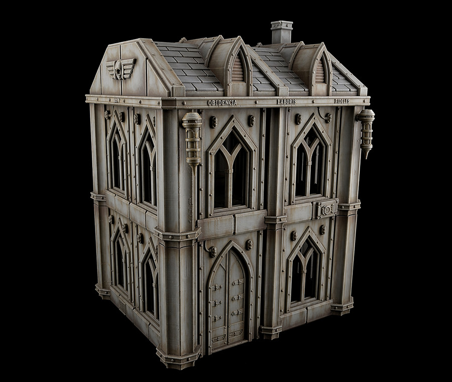 Imperium Hab Unit  Gothic 28mm Warhammer 40K Terrain Grimdark