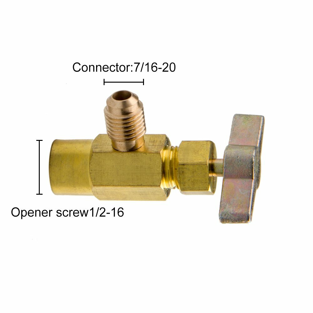 AC Brass CAN TAP Dispensing Thread Valve 1/2" ACME