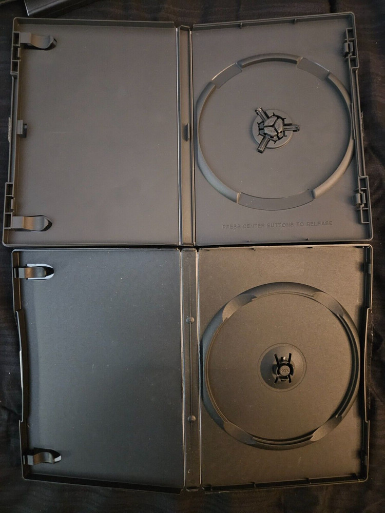 BUNDLE OF 2 Standard DVD Replacement Case 1-Disc! READ DESCRIPTION!