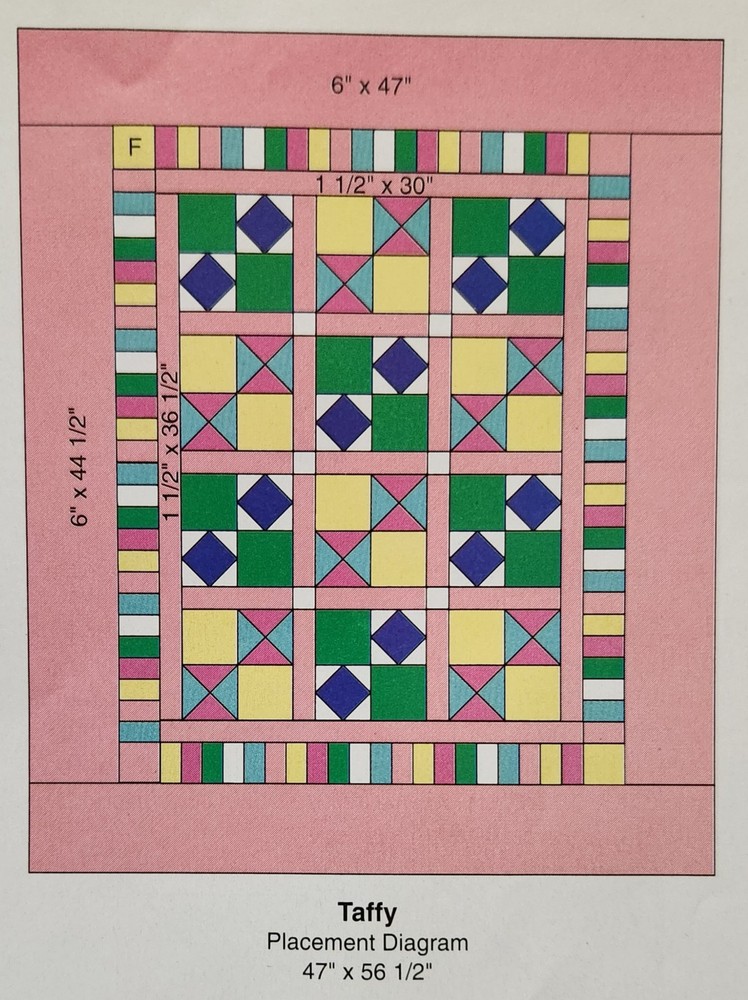 "Taffy" Quilt Pattern from 2000 Magazine Beginner