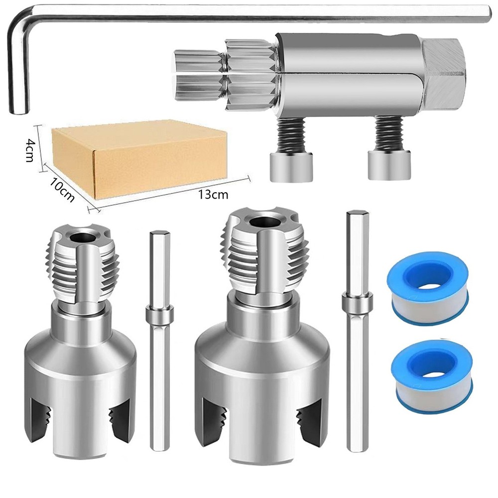 1/2" 3/4" NPT Integrated Internal & External Pipe,Broken pipe extraction kit