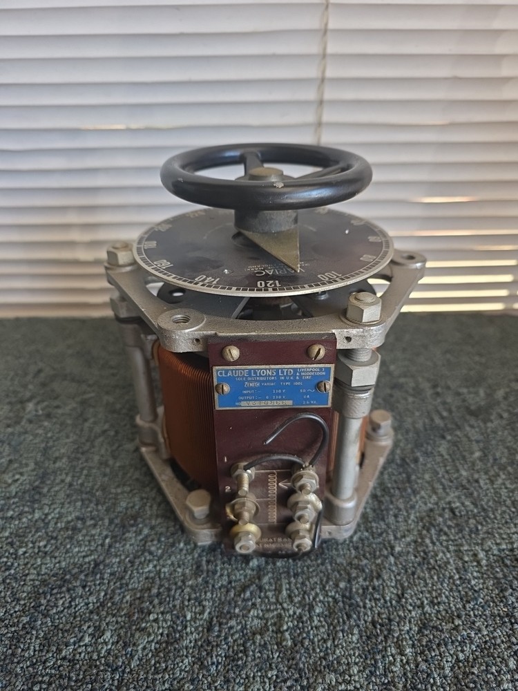 Claude Lyons Zenith Variac Transformer 100l