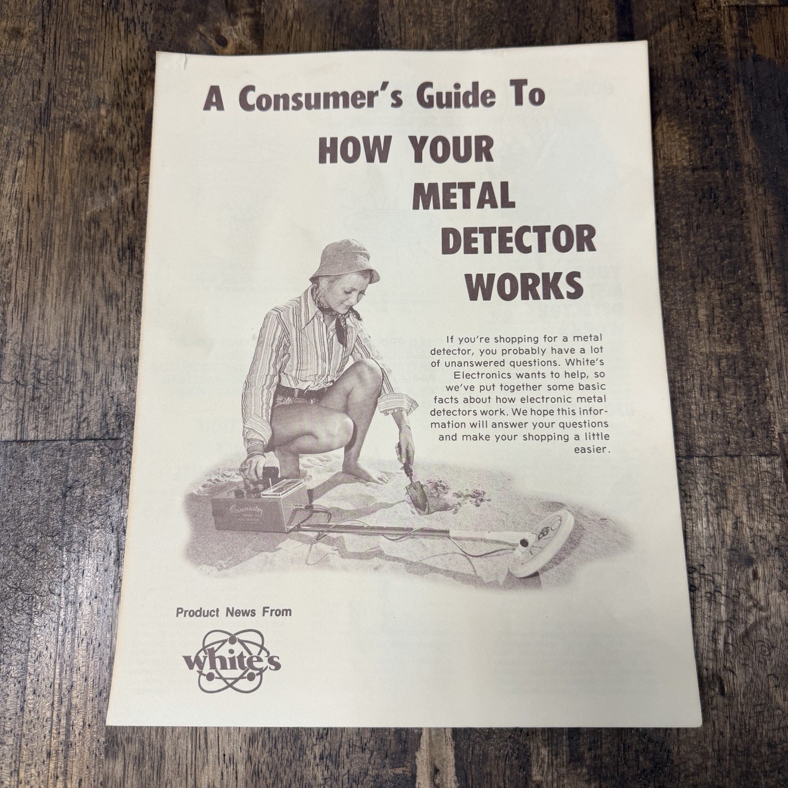 White’s Coinmaster TRX Metal Detector w/ Probe, Headphones – Serviced, Complete