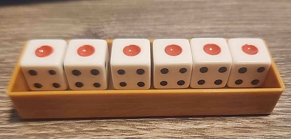 Tenyo (T-72) Flash Dice Missing blue container & Instructions