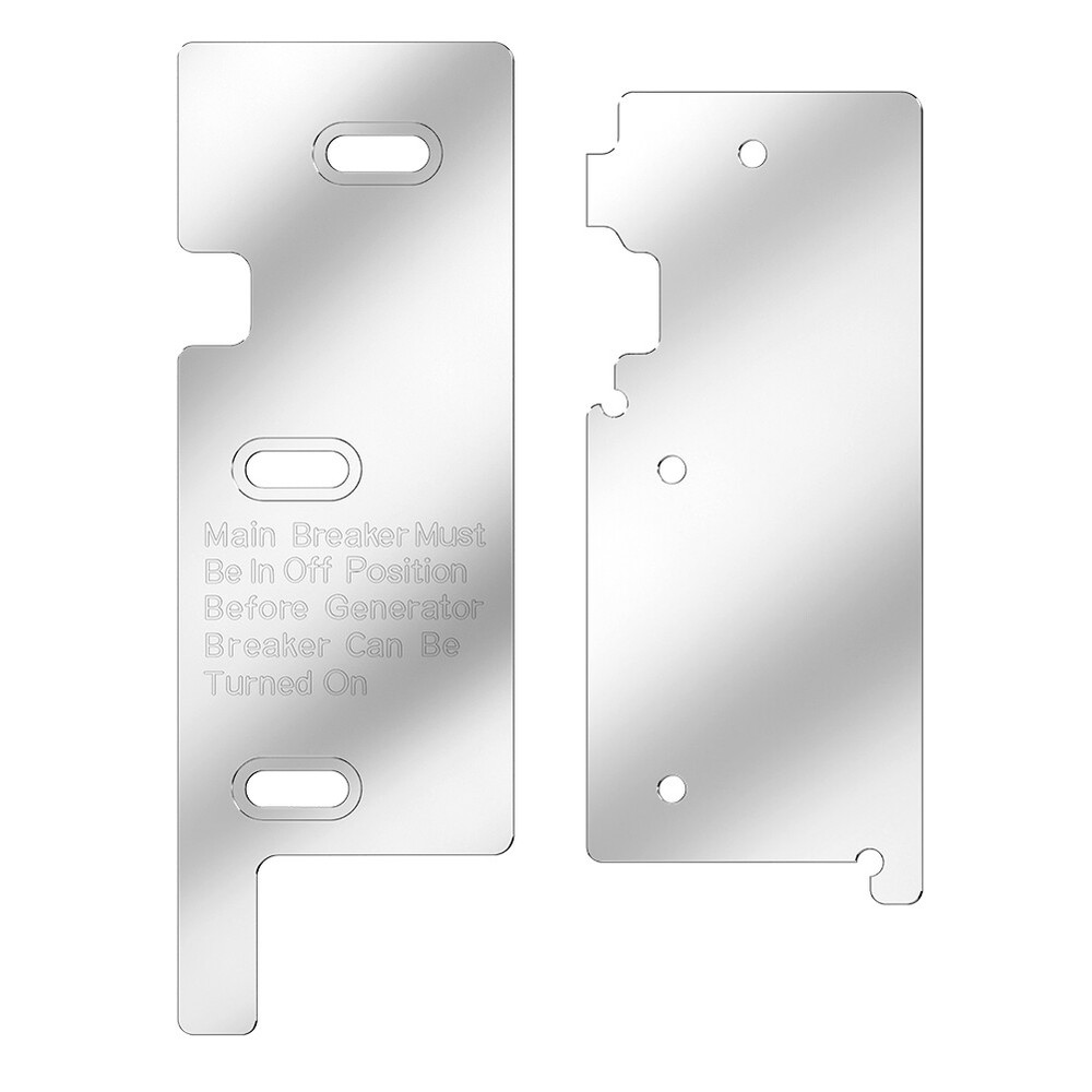 Generator interlock Kit For Square D 200 Amp Main Panel main Breakers