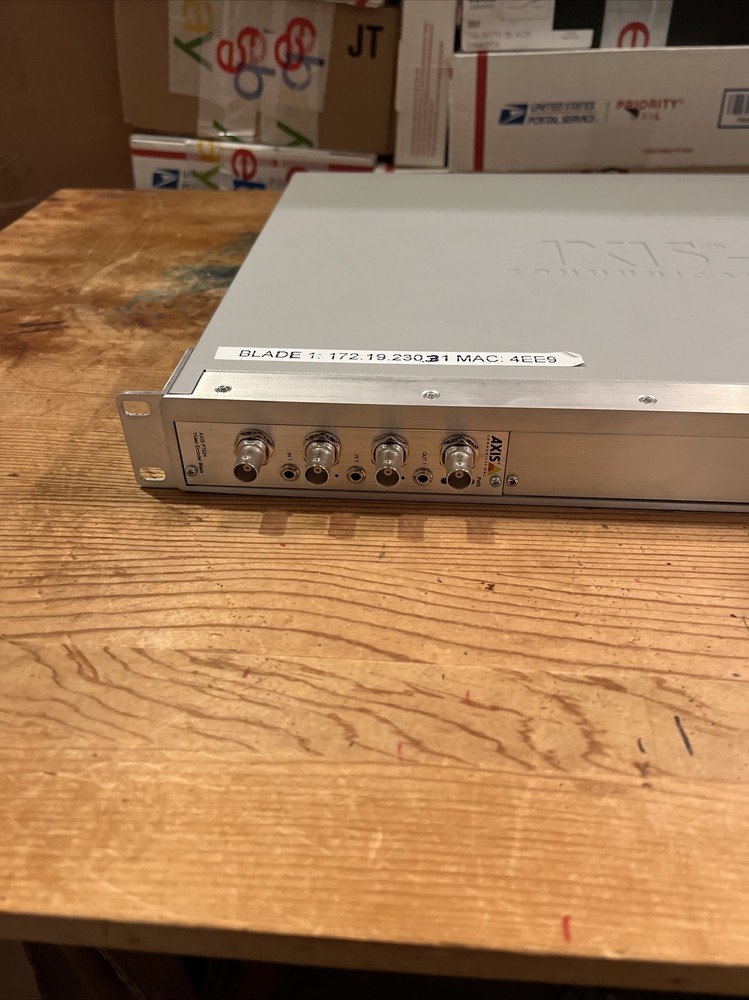 Axis 291 1 U Video Serv Rack 0267-001-05 with Encoder Blade Tested & Working