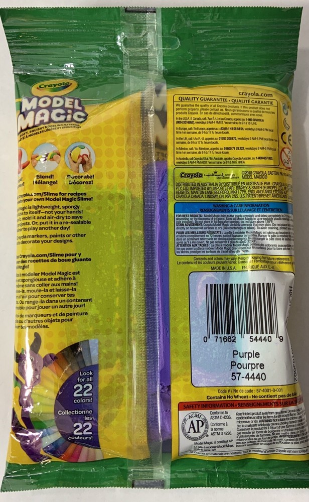 Crayola Model Magic-Purple 4 oz. Perfect For Slime.
