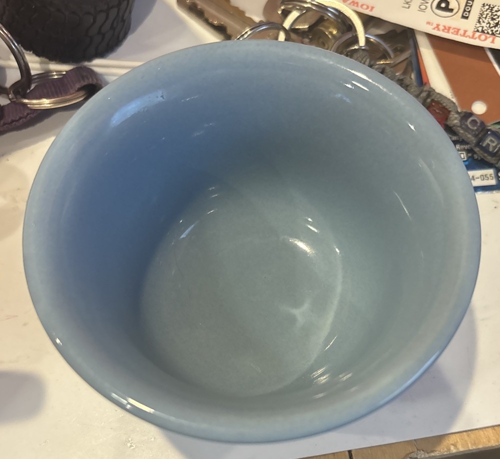 FIESTA~ Homer Laughlin~Bouillon Cup~Custard Cup~periwinkle