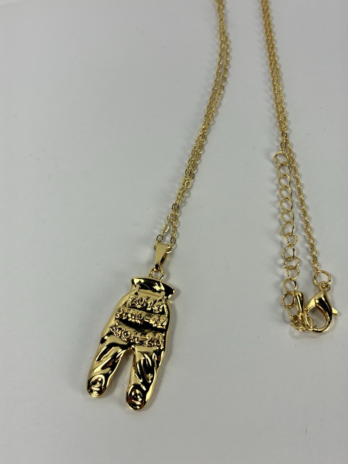 Ohio State Football Gold Pants Charm - 2014 Season - Collectors Fan Pendent TTUN