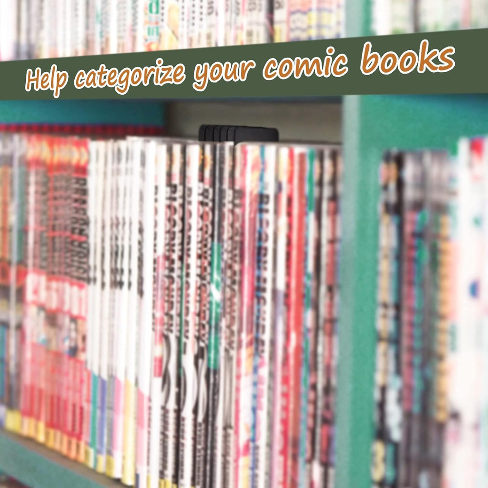 Comic Book Divider Boards 30 Sheets Black