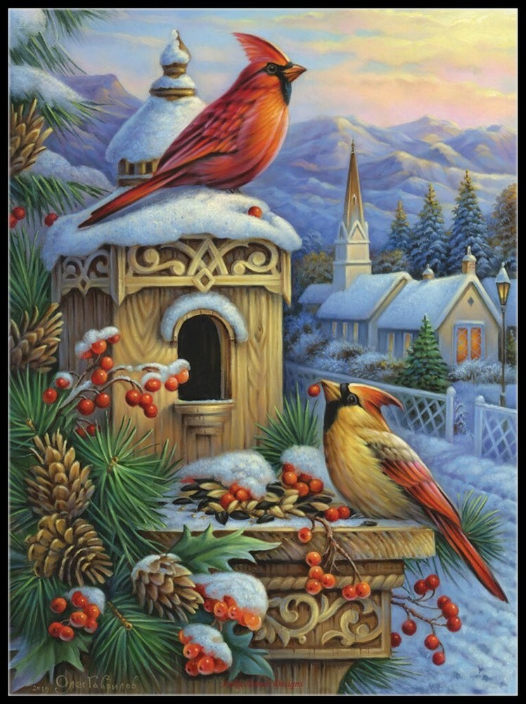 Waiting for the Evening Feast - Chart Counted Cross Stitch Patterns Needlework