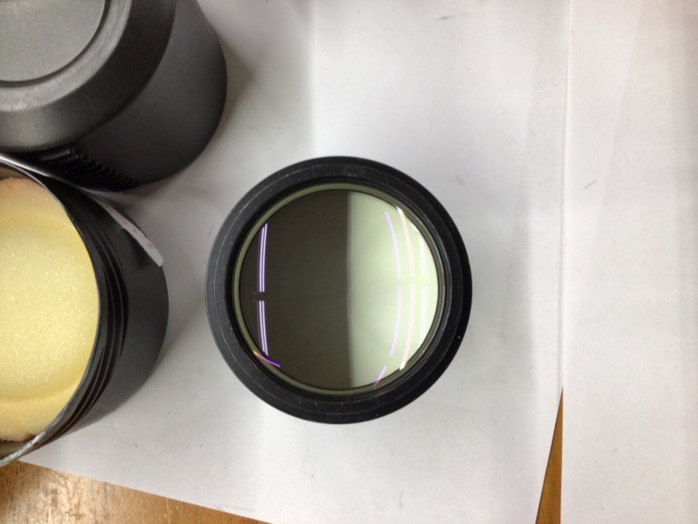 Plan 1.0x Microscope Objective Lens in Excellent Condition.