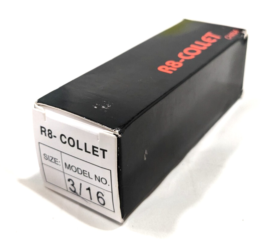 R8 Round Collet 3/16" 7/16-20 Drawbar Thread Steel 231-4712