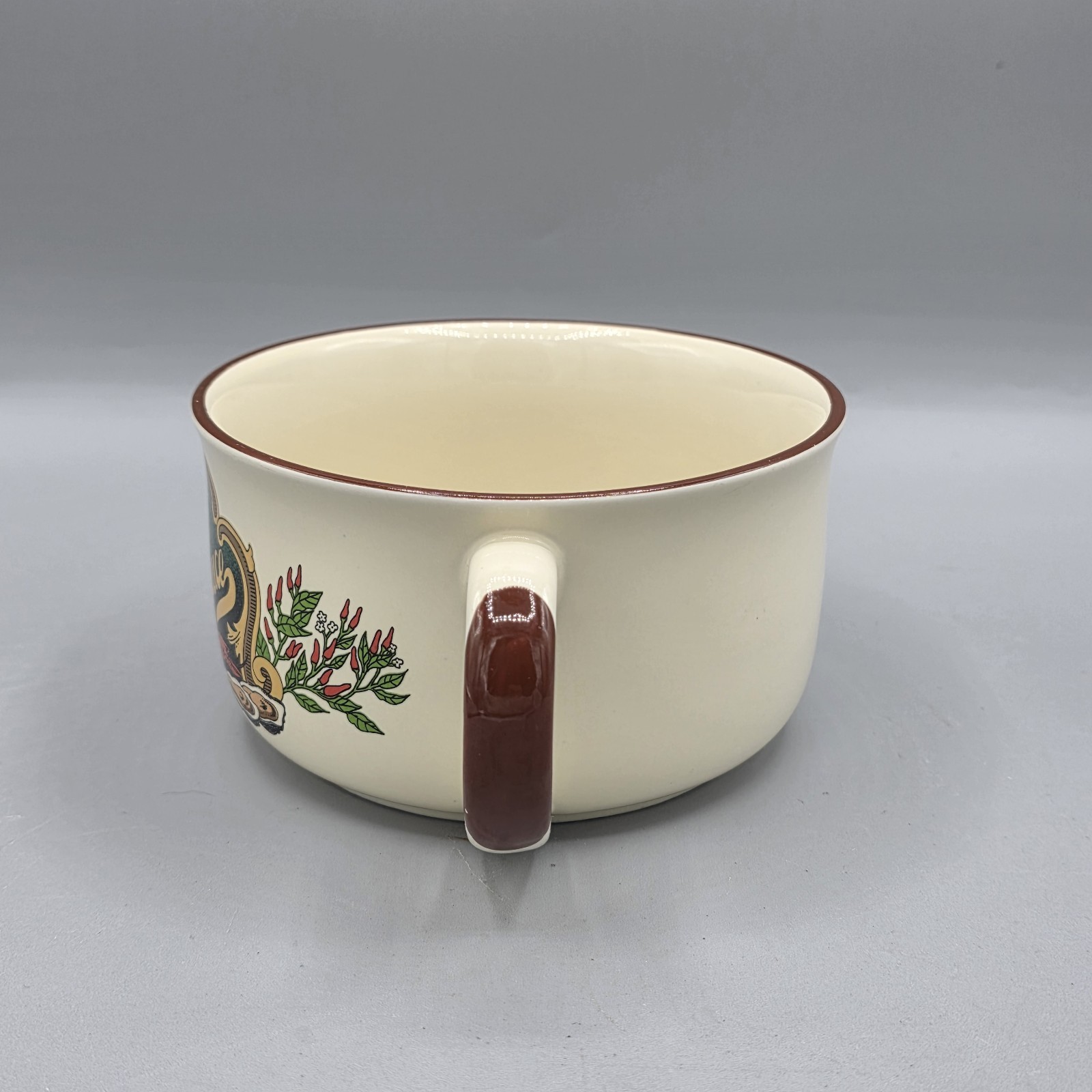 Tabasco Stoneware Pepper Sauce McIlhenny Soup Seafood Gumbo Bowls 16 oz Set of 4