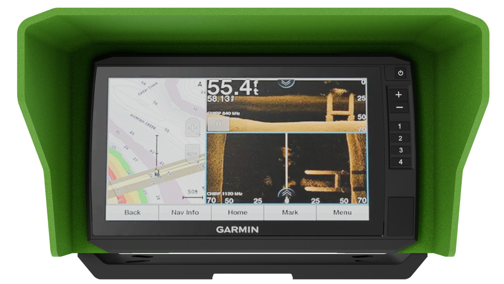 Garmin Echomap UHD 93SV Visor by Sonar Shield