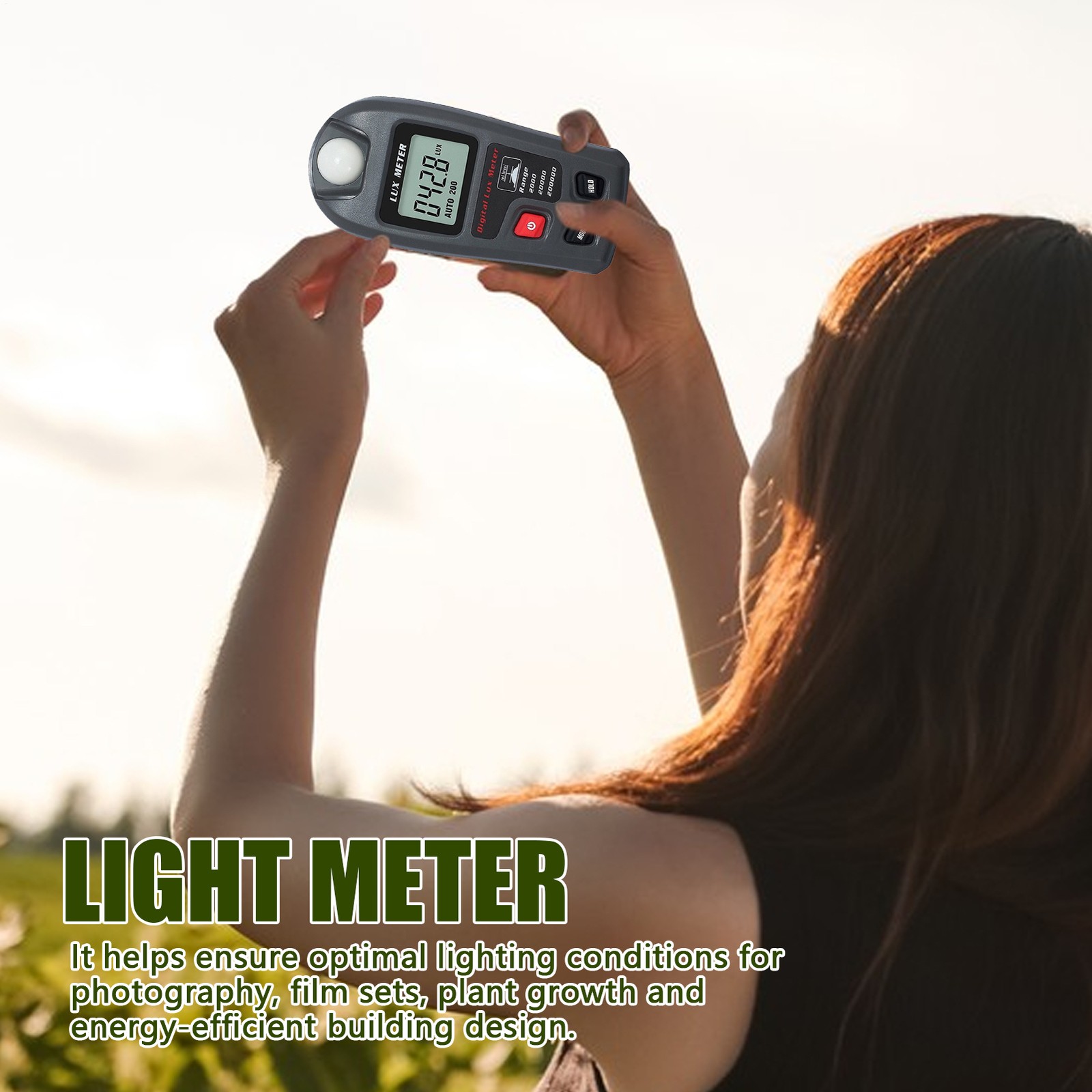 Digital LCD Screen Camera Light Meter Handheld Par Light Meter