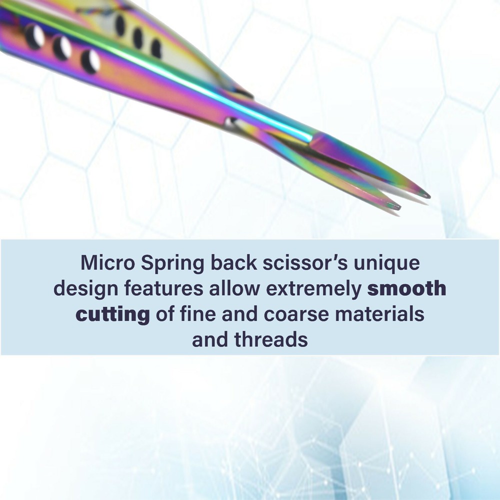 Multi Titanium Color Embroidery Sewing Quilting Snip Scissors SHARP 5.5"STRAIGHT