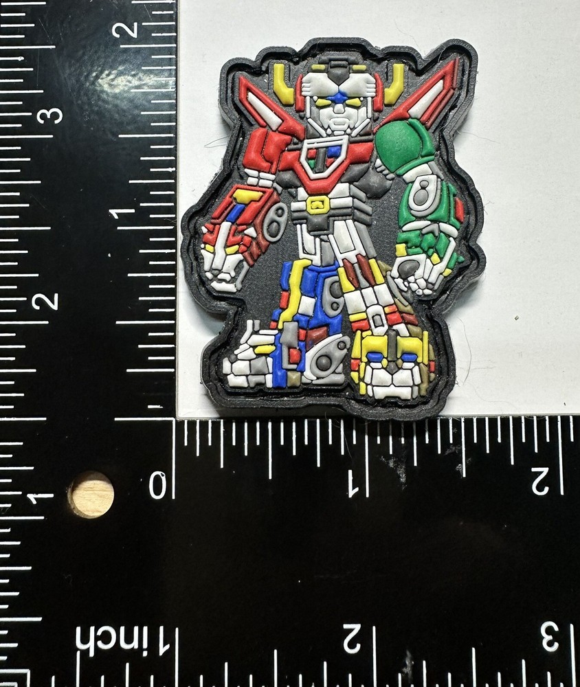 Voltron pvc rubber morale ranger eye patch Edc