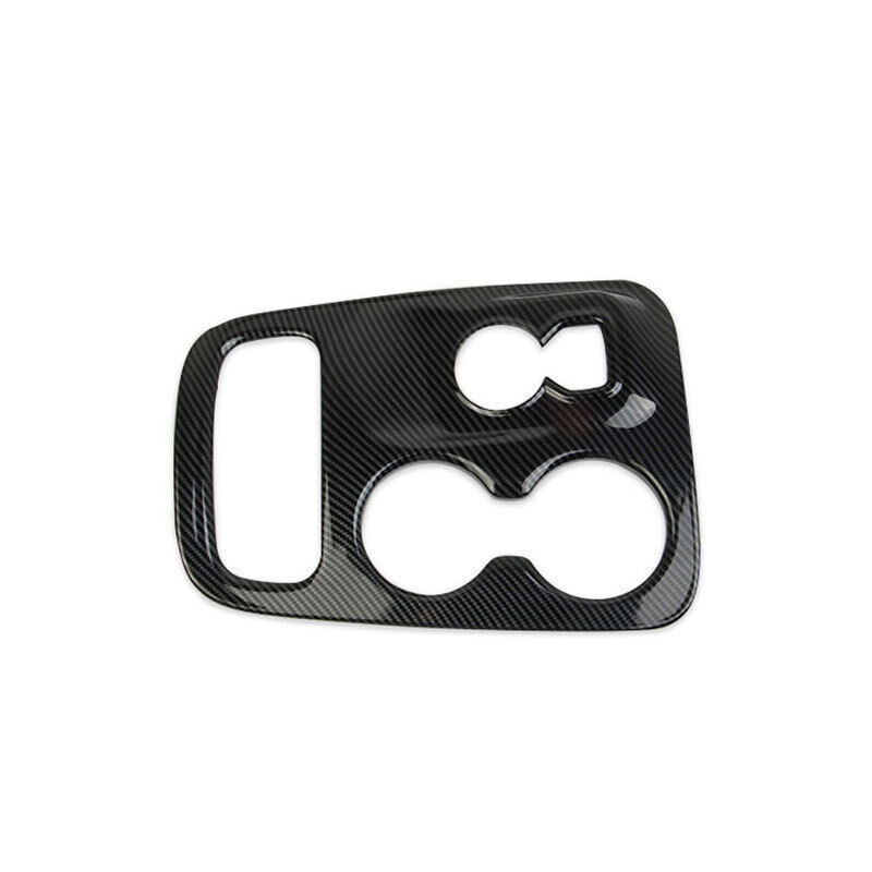Center Console Gear Shift Cover Trim Panel Decor for Dodge Durango Carbon Fiber