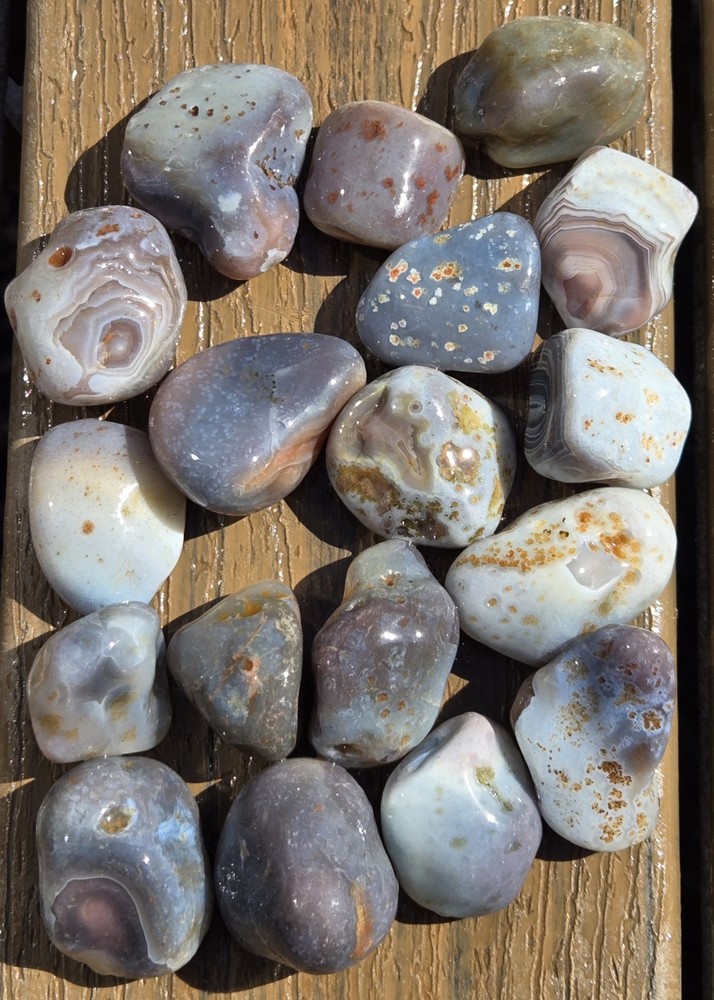 Botswana Agate Selects - SUPERNOVA - Rough, Natural, Not Polished A+ Grade