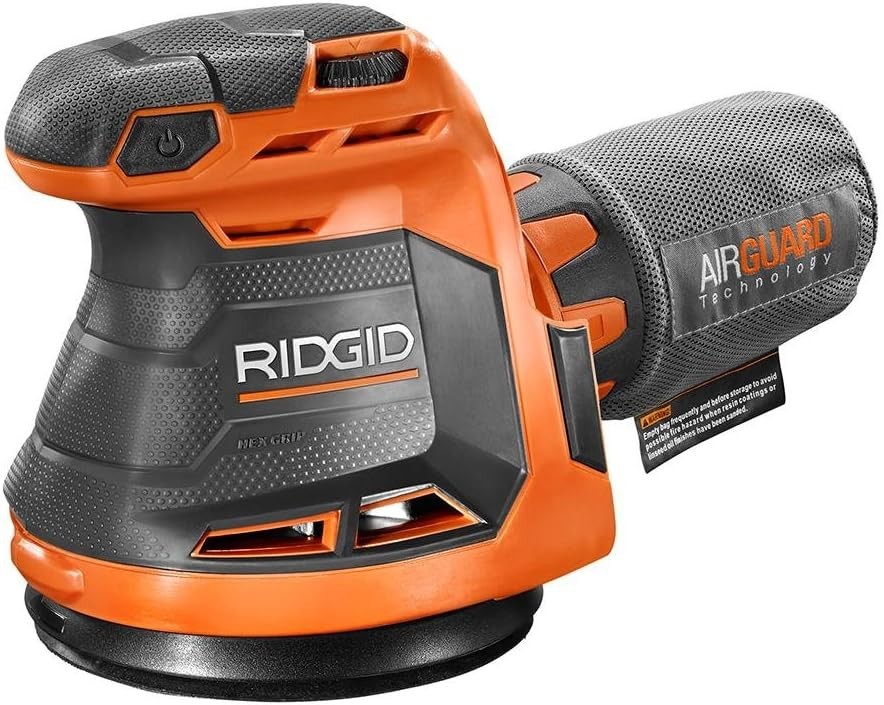 18V Cordless 5" Random Orbit Sander - Lightweight Professional Quality Tool