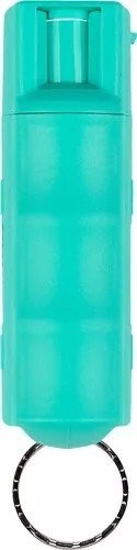 Sabre Key Ring Pepper Spray Mint Green Hard Case - HCMT23OC