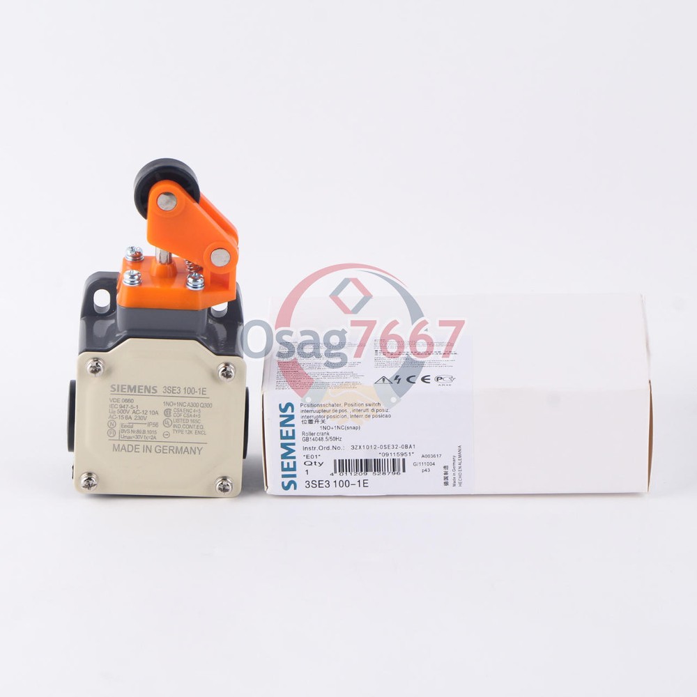 ONE New SIEMENS 3SE3100-1E Limit Switch