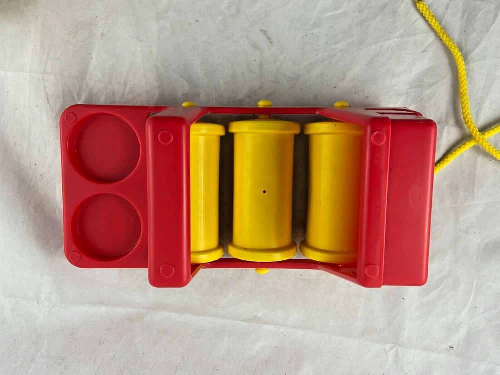 Vintage - Johnson & Johnson - Rhythm Roller - Pull Toy - 3 Rollers - 1981