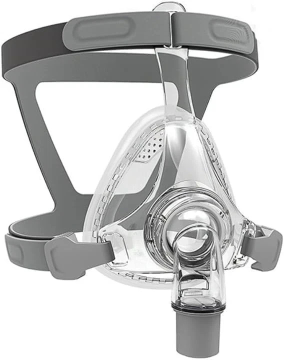Full Face CPAP MASK, Includes Headgear, Cushion, Frame and Sliver