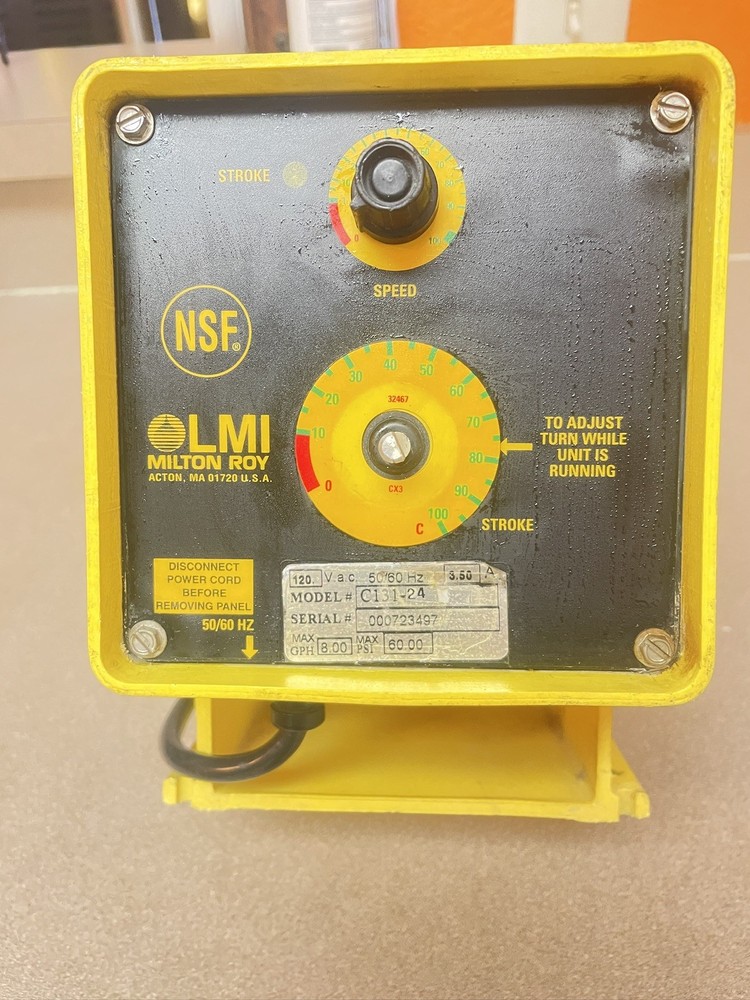 Milton Roy electromagnetic dosing chemical pump C131-24