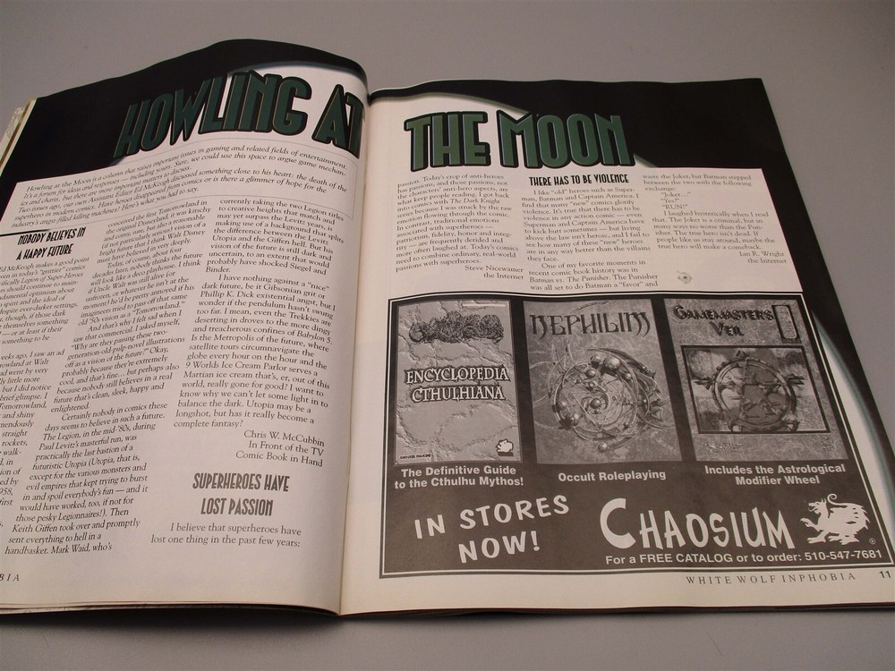 Inphobia: Issue # 57 (White Wolf)