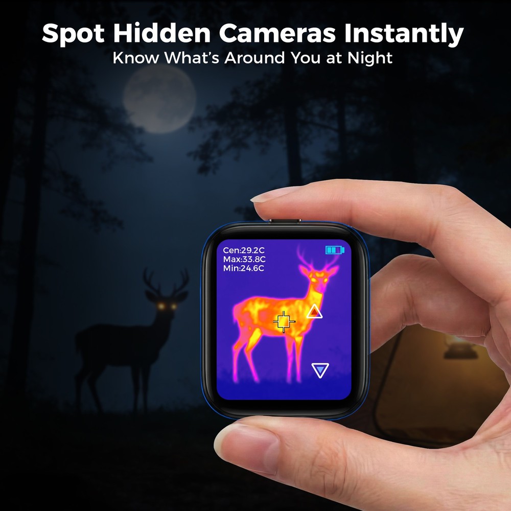 ANXTECH 80*60 Resolution Infrared Thermal Imaging Camera Mini Blue Camera