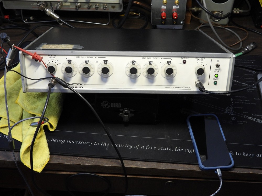 Wavetek Rockland 751A 751-02 Brickwall Audio Filter (tested)