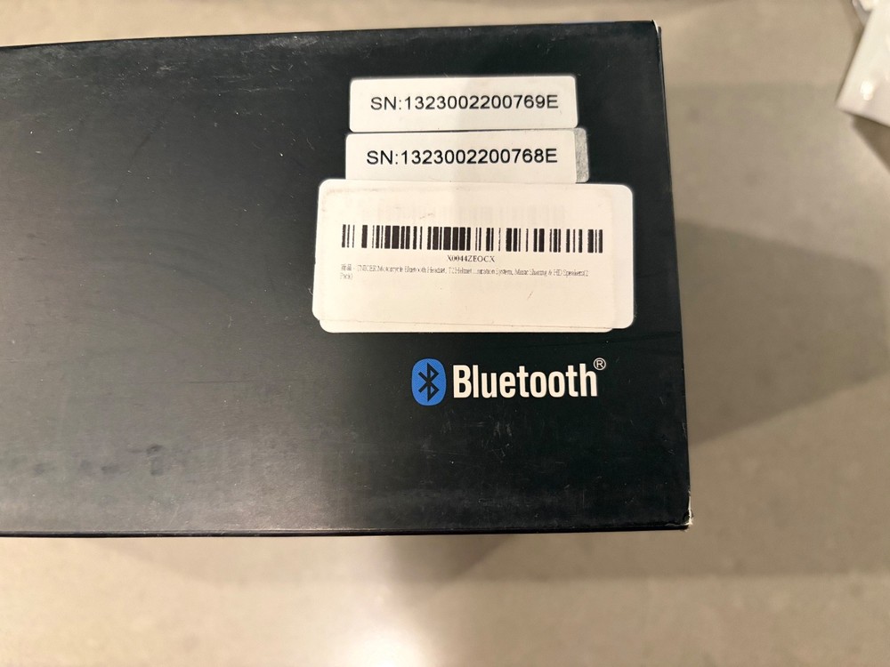 2 Pack TNicer T2 Bluetooth Helmet Intercom — 6-Way, Noise Reduction