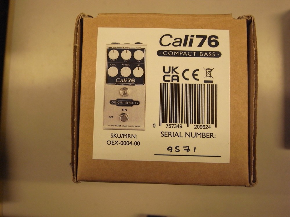 Origin Effects Cali76 Compact Bass Compressor Pedal Used