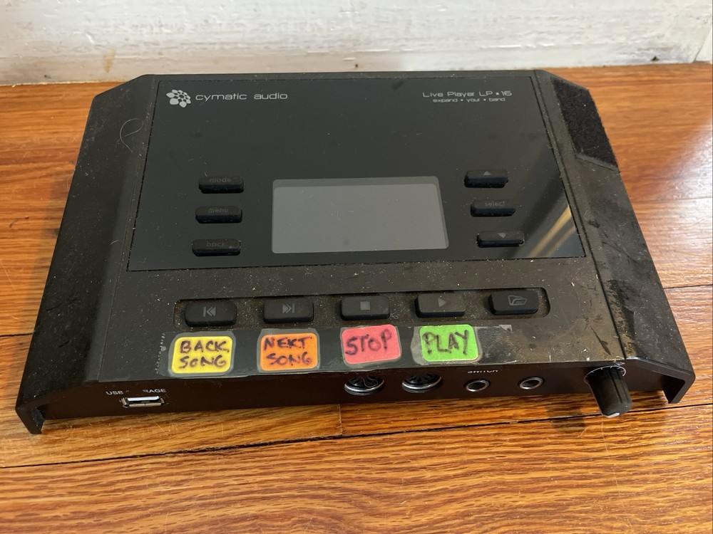 Cymatic Audio Live Player LP-16 16 Track Backing Track Player USB Interface #2
