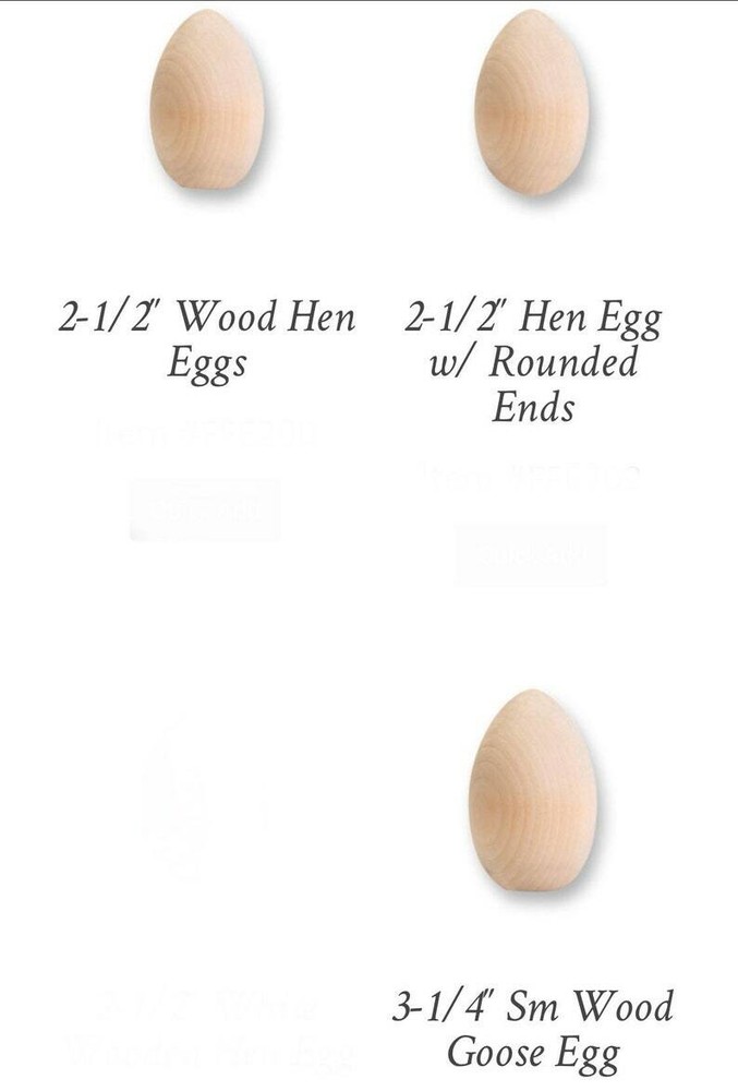 10- Various Wooden Eggs Easter Eggs Die Eggs Pretend Play Natural Toy Easter