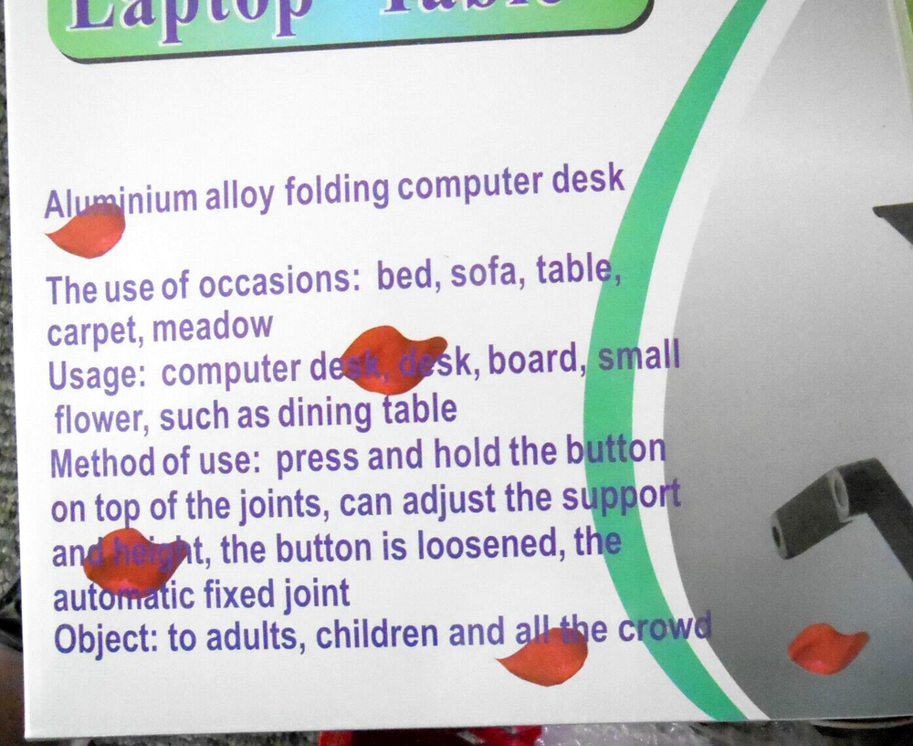 Multifunctional Laptop Table