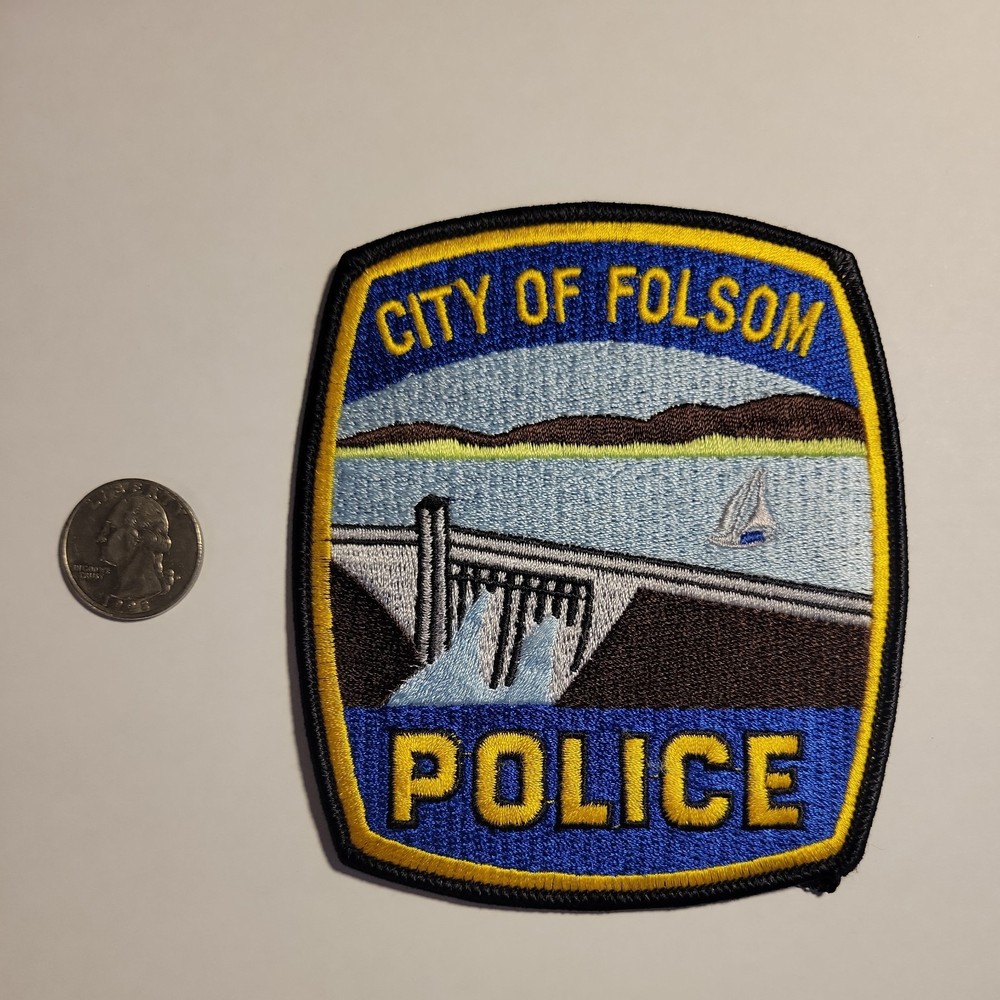 FOLSOM CALIFORNIA, CA, POLICE PATCH