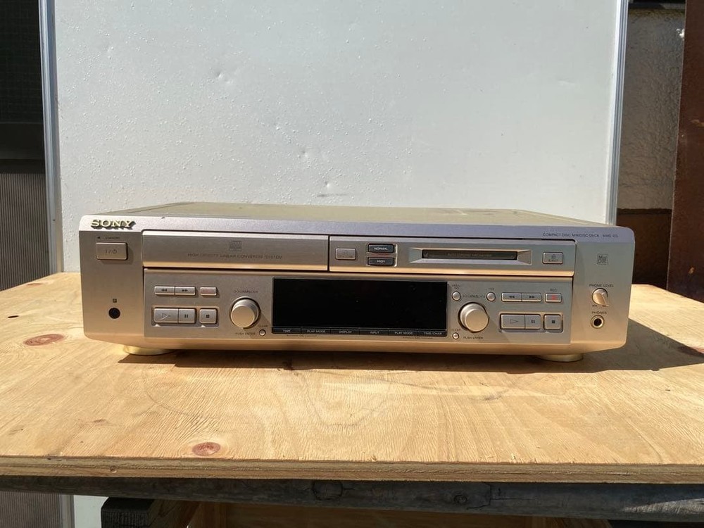 SONY MXD-D3 Compact Disc Mini Disc Deck CD MD Player Operation confirmed