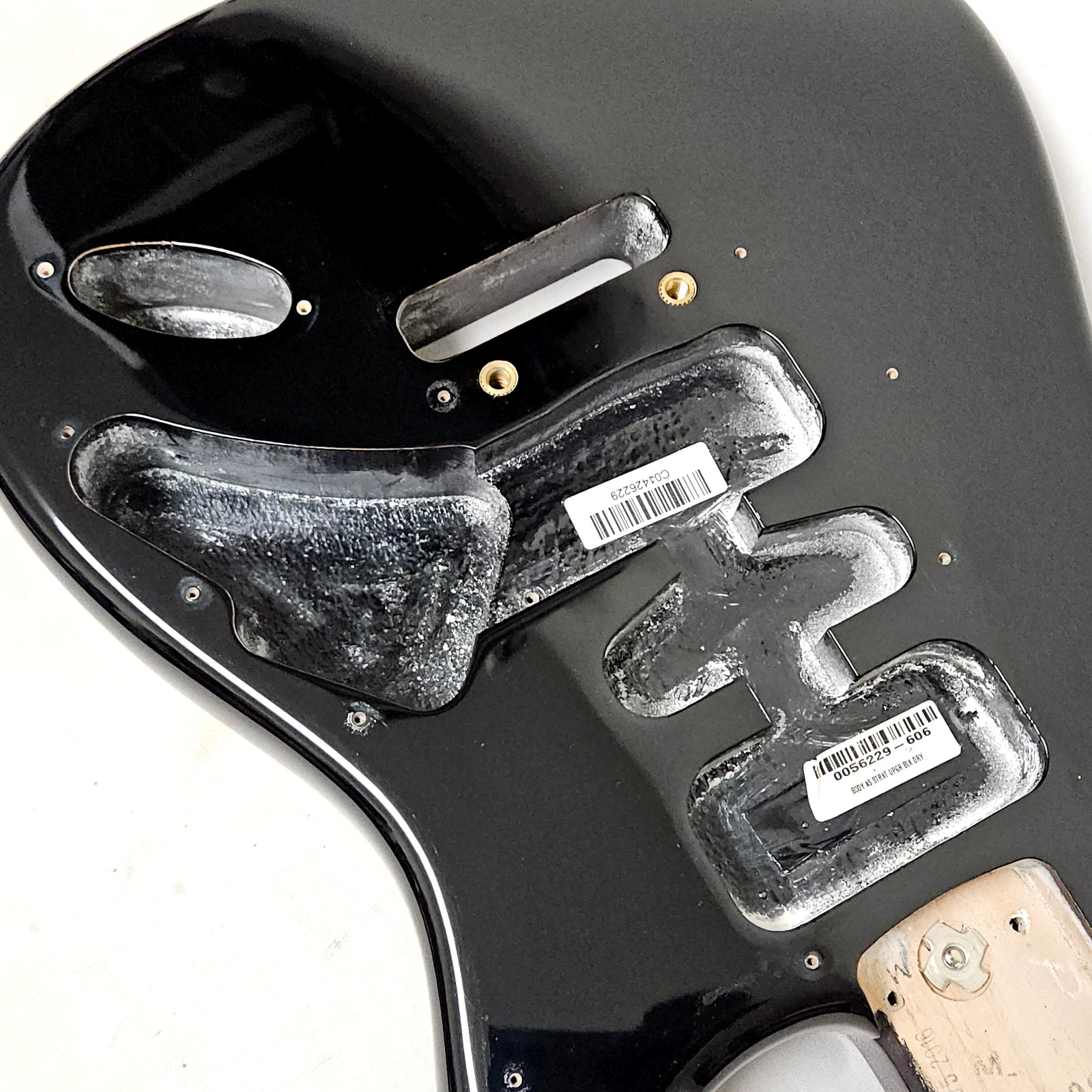 2016 Fender American Standard Strat Alder Body Gloss Black - USA Stratocaster