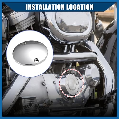 Ignition Engine Timing Points Cover for Harley-DAVIDSON 1971-1999 /