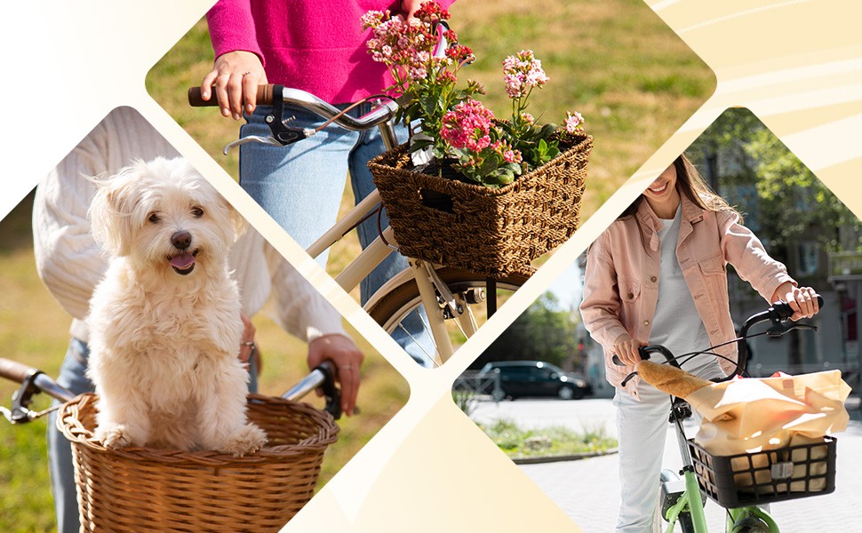 Bike Basket Hook Hanging Hooks Quick Release Hook Sturdy Adjustable for