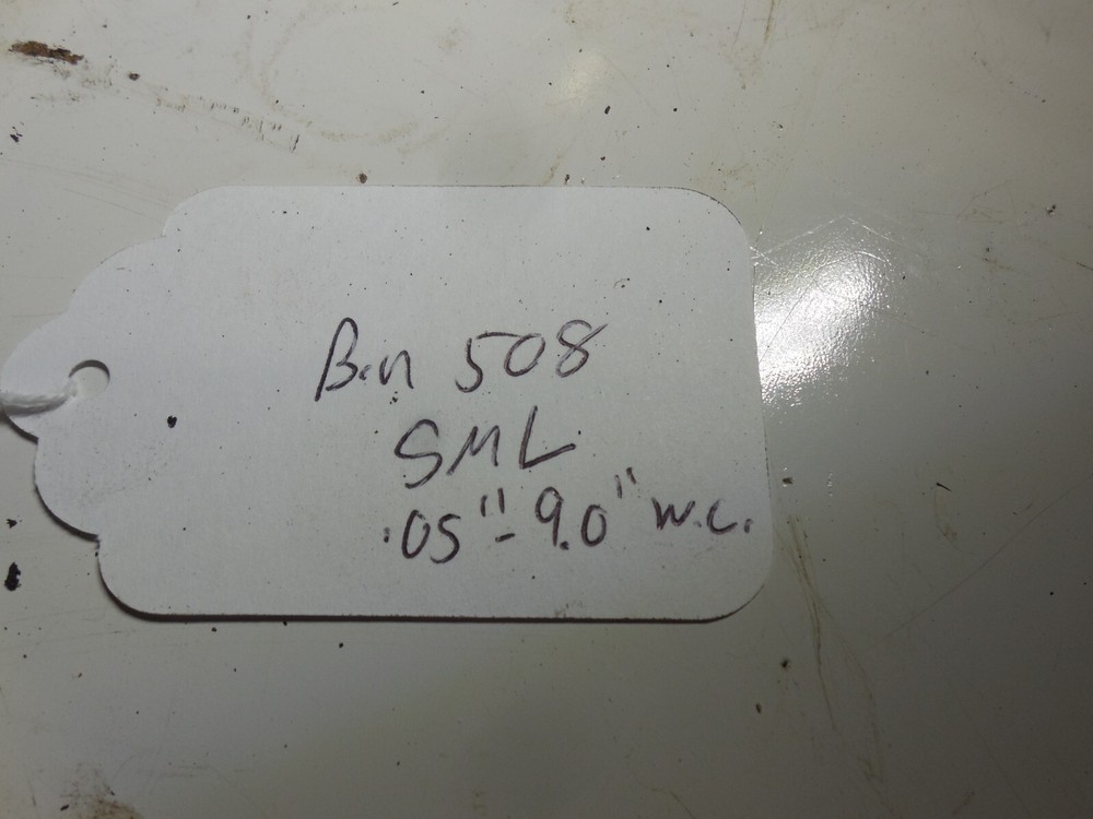 Antunes Pressure Switch Model SML .05''-9.0'' WC