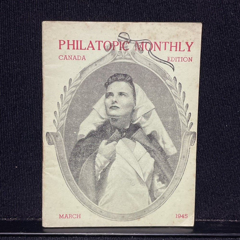 Philatopic Monthly Empire Stamp Company Collectors Booklet Vintage March 1945