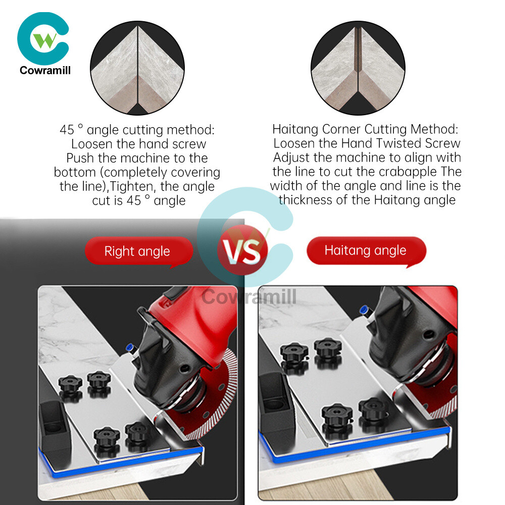 Angle Grinder Accessory Tile for 45° Chamfer Cutting For Type 100 Angle Grinder