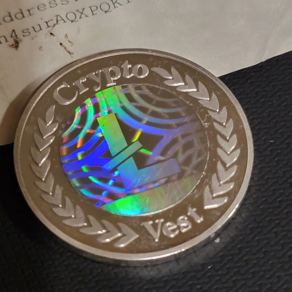 Crypto Vest LTC Litcoin Cold Storage Wallet