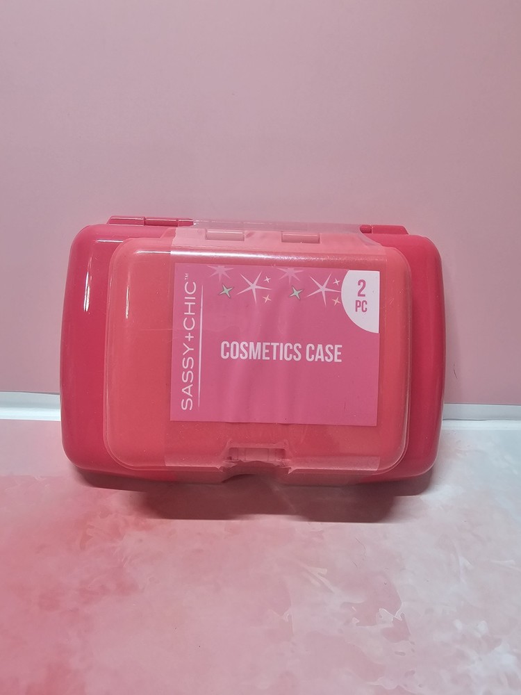 Sassy + Chic 2 Pc Cosmetics Case